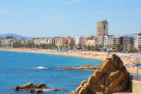 Barcos turísticos en Lloret de Mar