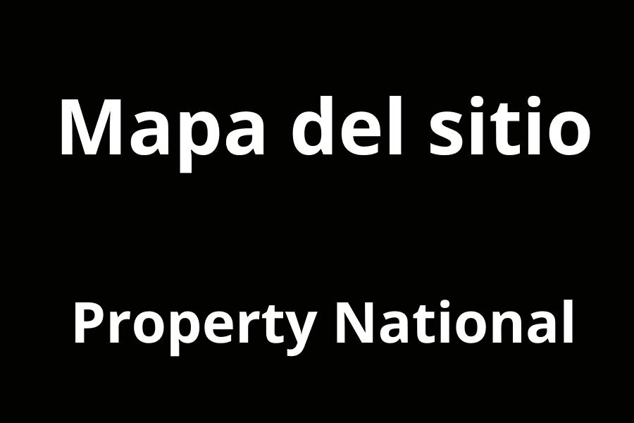 Mapa del sitio web de Property National. Agencia Inmobiliaria de Blanes