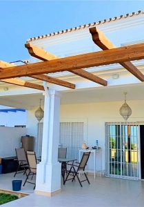 Pérgolas de madera: beneficios