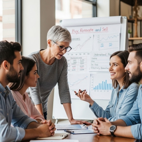 Compra reforma y vende inmuebles