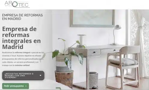 Reformas en Las Rozas y locales comerciales. Arqotec, especialistas en transformar espacios con garantías. Web de Arqotec.