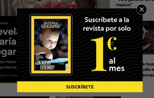 Éxito de las revistas RBA en EGM 2ª ola 2025. Portada de National Geographic.