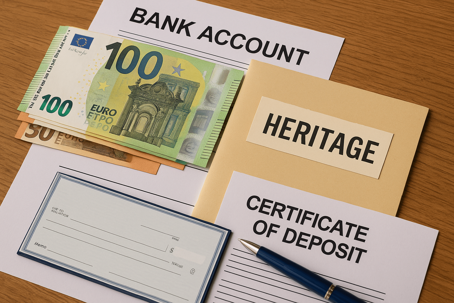 Trámites bancarios al aceptar una herencia con dinero