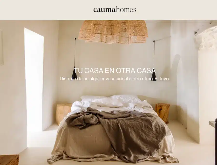 Alquiler vacacional en Denia. Web de caumahomes.com