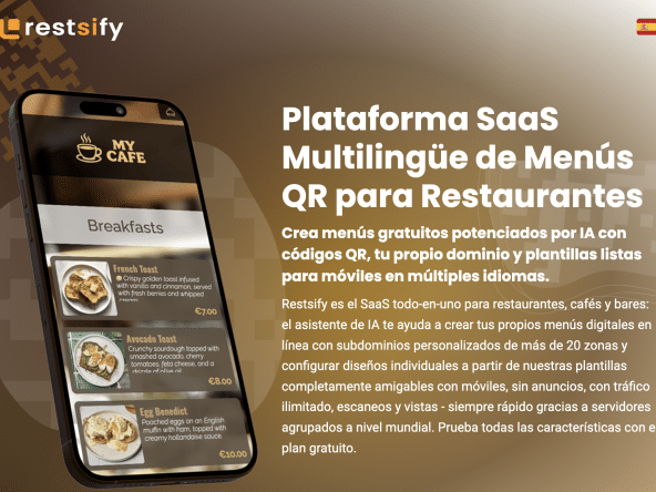 Restsify: Menús digitales QR para una experiencia gastronómica