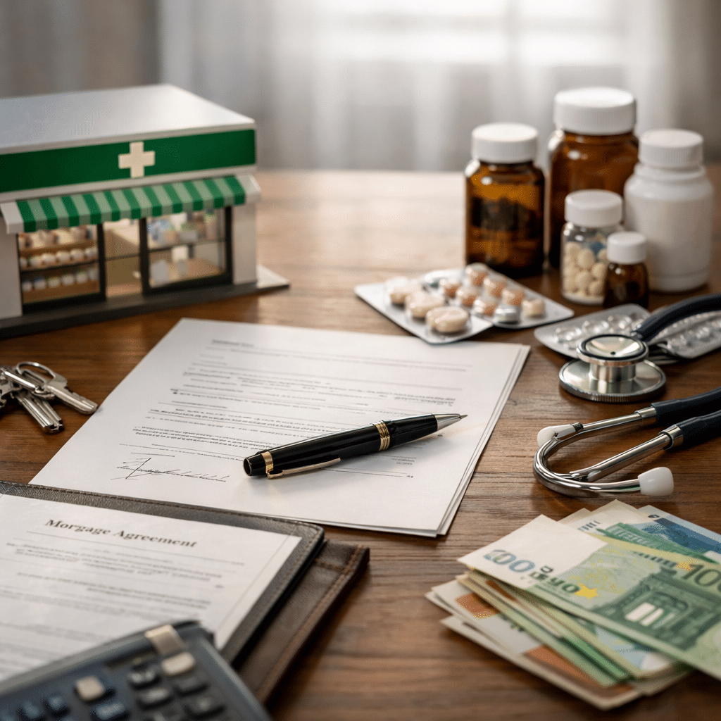 Transmisión y financiación de farmacias