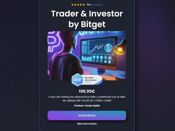 Curso de trading de criptomonedas. Imagen del curso