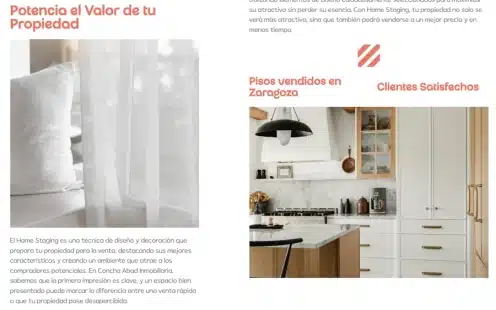 Home staging en Zaragoza. Imagen de la web