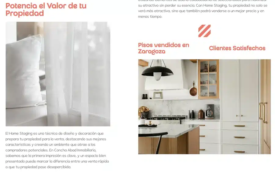 Home staging en Zaragoza. Imagen de la web