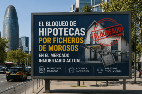 El bloqueo de hipotecas por ficheros de morosos en el mercado inmobiliario actual