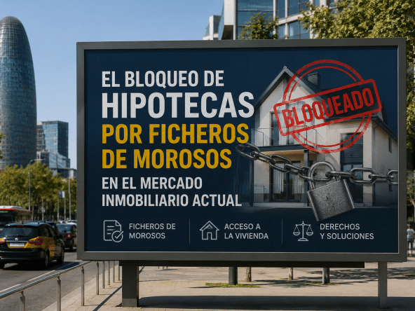 El bloqueo de hipotecas por ficheros de morosos en el mercado inmobiliario actual