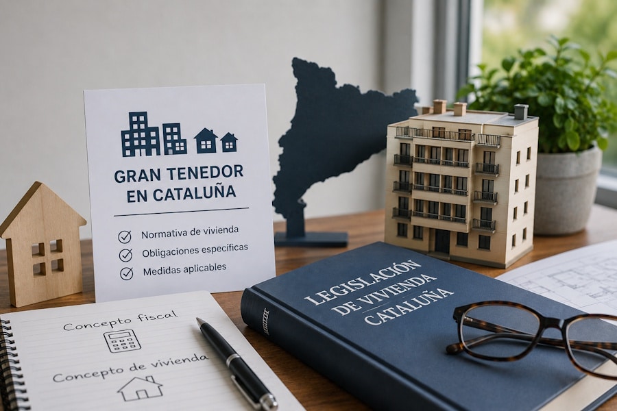 Gran tenedor en Cataluña: diferencias entre la normativa de vivienda y el concepto fiscal