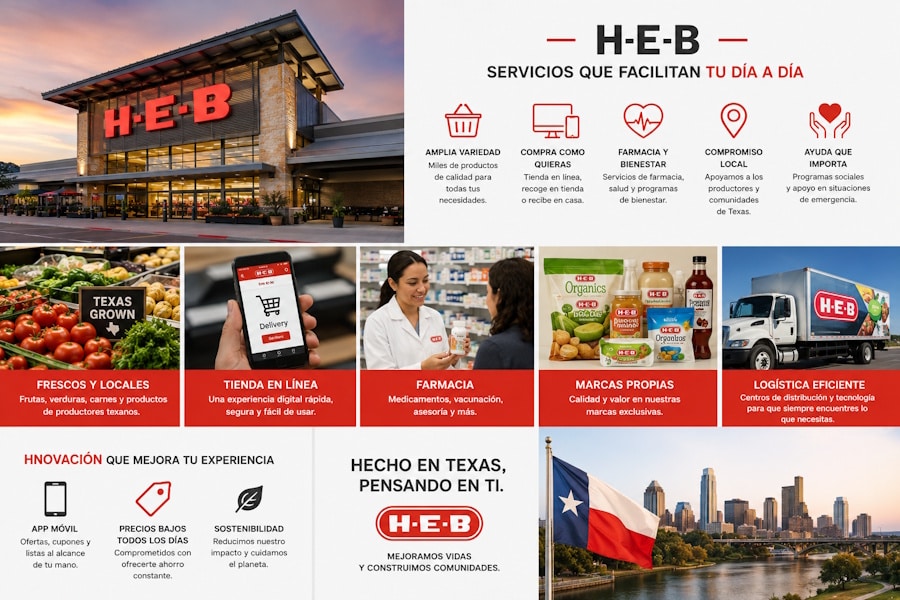H-E-B innovación, proximidad y liderazgo regional en la distribución alimentaria de Estados Unidos