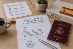 Poder notarial para nacionalidad española: cómo facilita determinados trámites administrativos