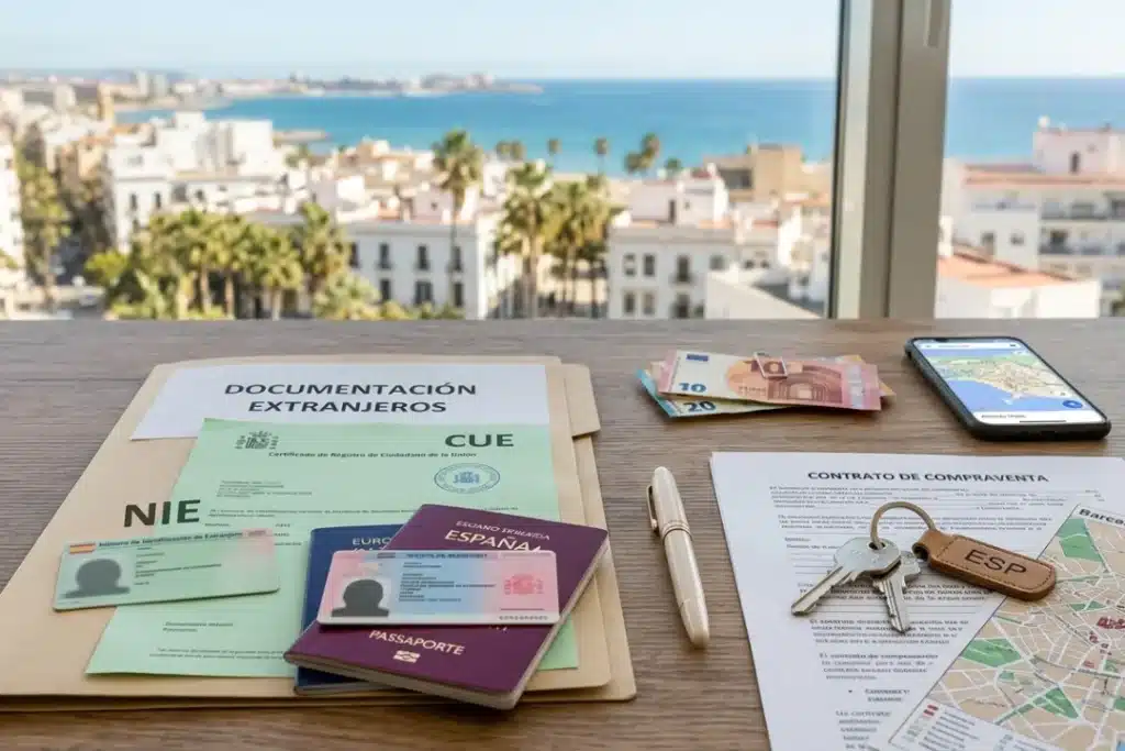 NIE, CUE y residencia en España: qué necesita un extranjero para comprar, alquilar o instalarse en el país